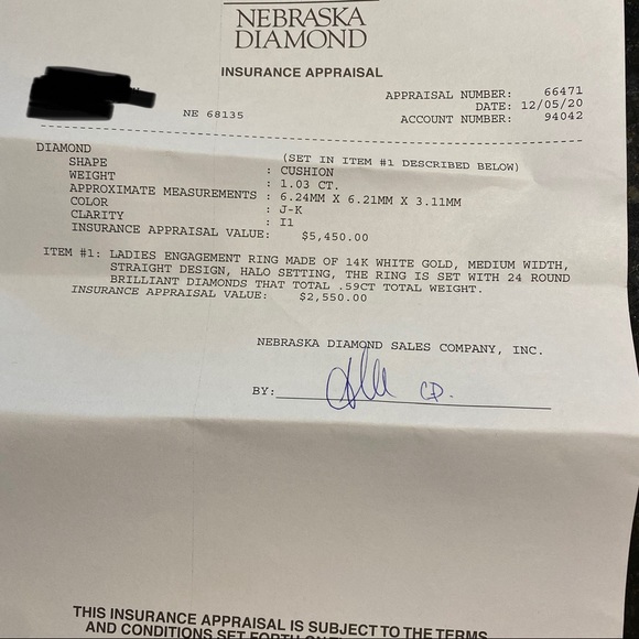 SOLD! Cushion Diamond Halo Engagement Ring S Kashi - Picture 10 of 11